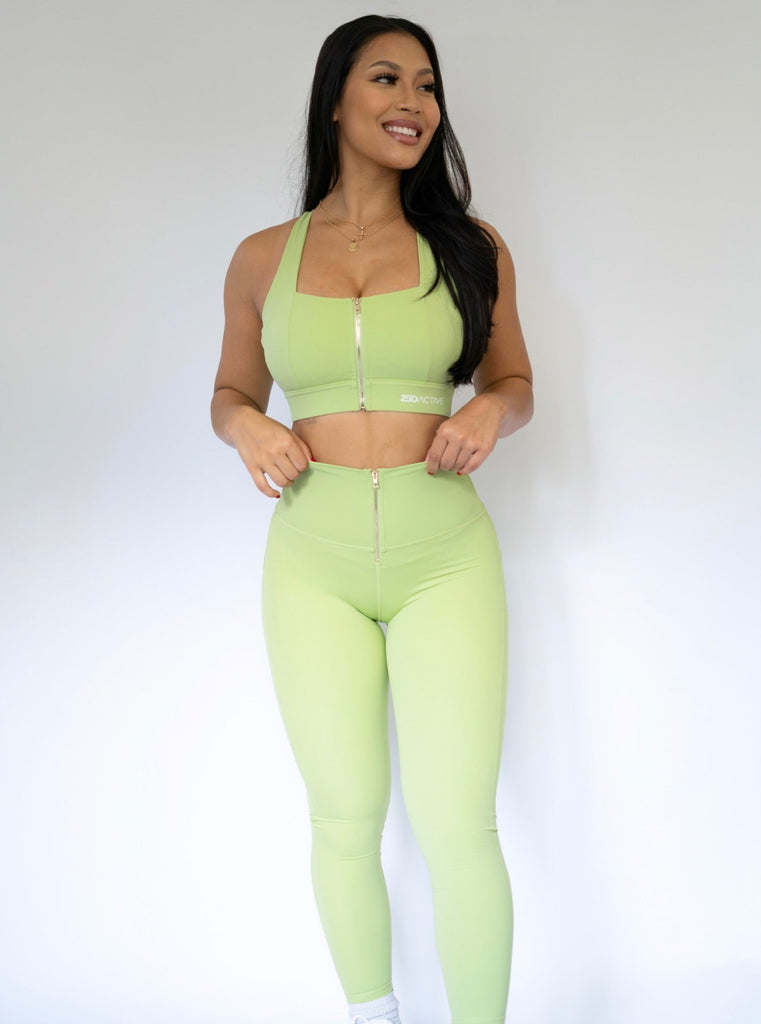 Green Activewear Set | Leggings